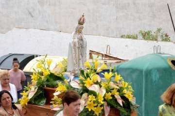 Misa y procesión del Sagrado Corazón de Jesús en La Higuera Canaria (Foto Francisco Javier Santana)